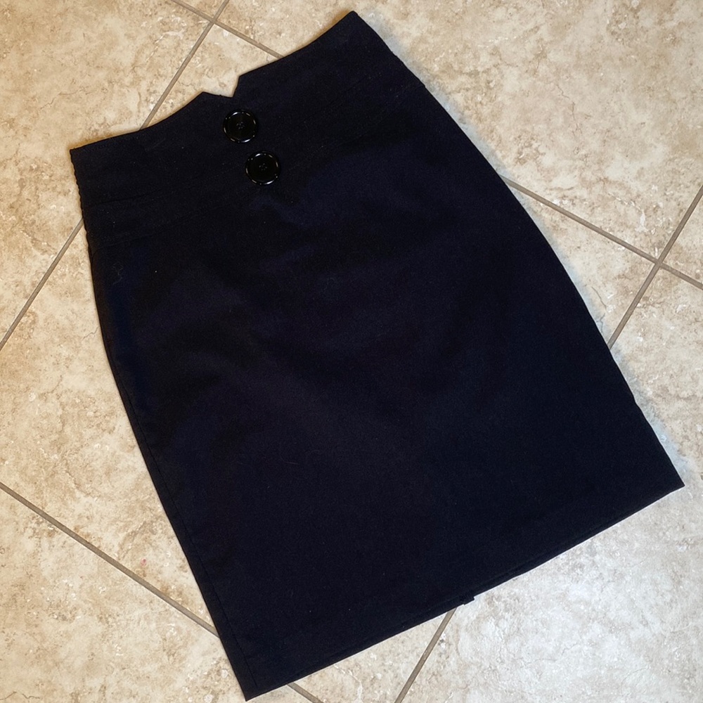 Black Skirt Sz 5 SPRING STREET High Rise